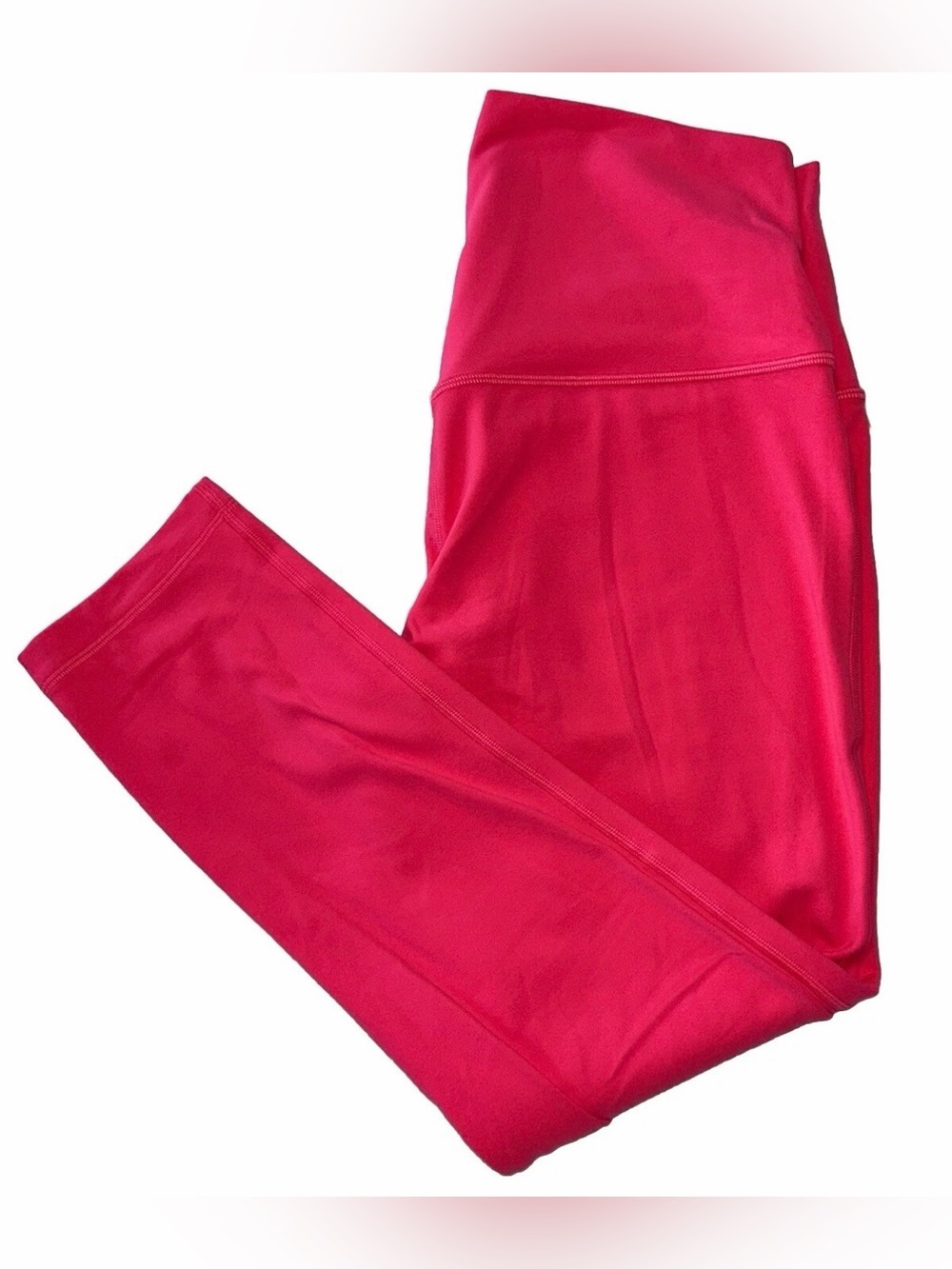 NWT LULULEMON SIZE 10 ALIGN HIGH RISE CROP 23” LENGTH PANT LIPGLOSS PINK $88